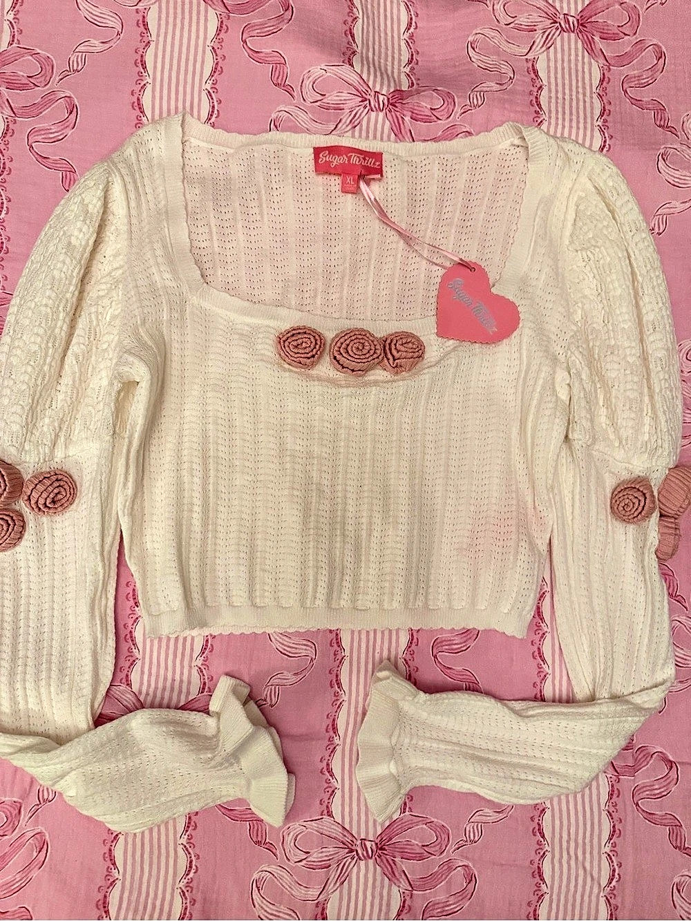 Sugar thrillz HIGH SOCIETY LONG SLEEVE TOP